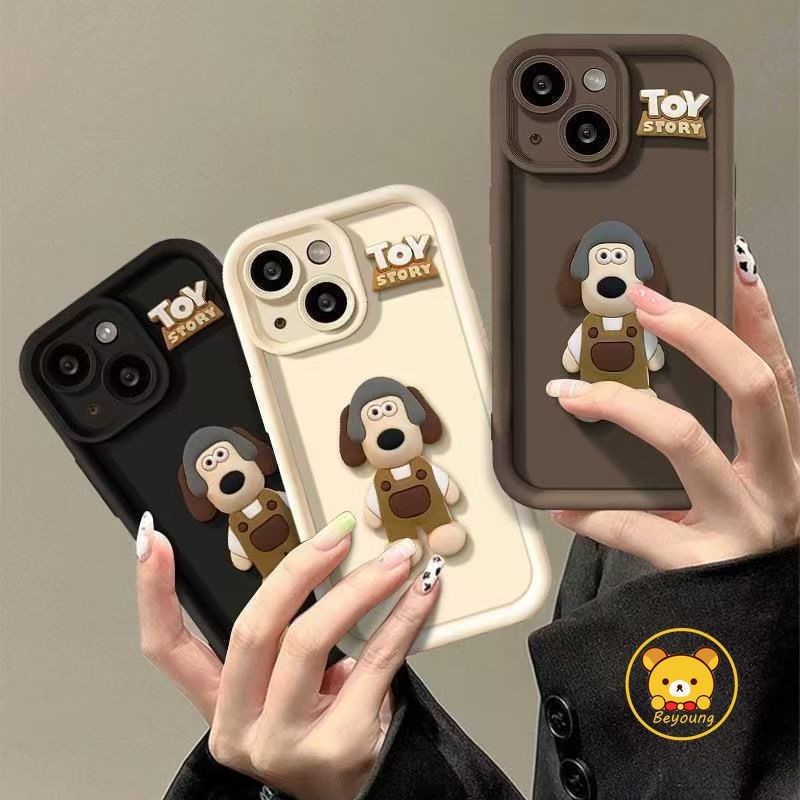 3Dการ์ตูนWallaceและGromitสําหรับRedmi K70 K60 K50 K40 K30 K20 Pro K70E K60E K40S K60 K50 K30 Ultra K