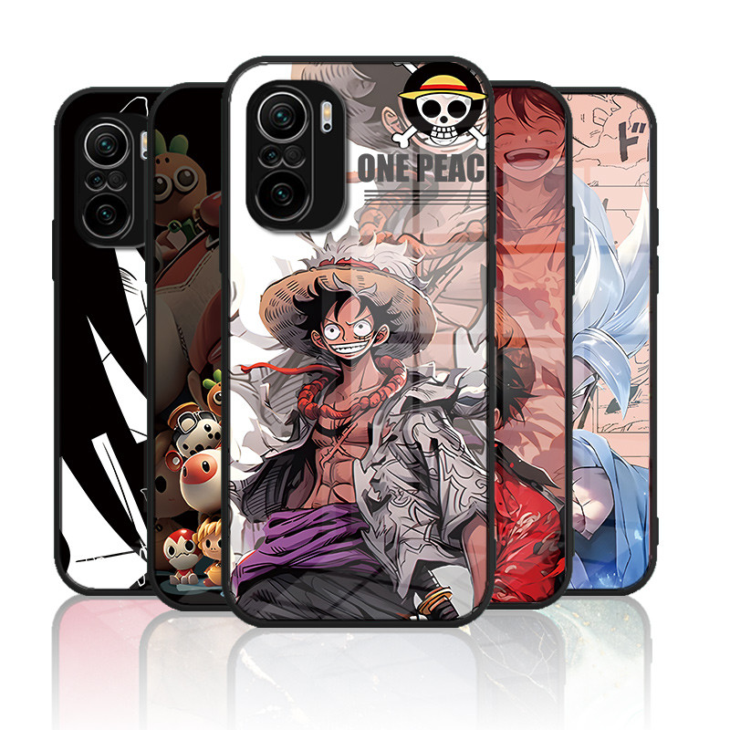 เคสกระจก Xiaomi poco F3 / redmi k40 / redmi k40 pro เคสกระจกนิรภัยฮาร์ดฝาหลังขอบซิลิคอนอ่อน