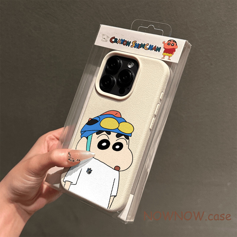 สําหรับiphone 15 14 13 12 11 Pro Max X XR Max 7 8 Plusน่ารักการ์ตูนอะนิเมะCrayon Shin Chanเคสโทรศัพท์ปกอ่อน