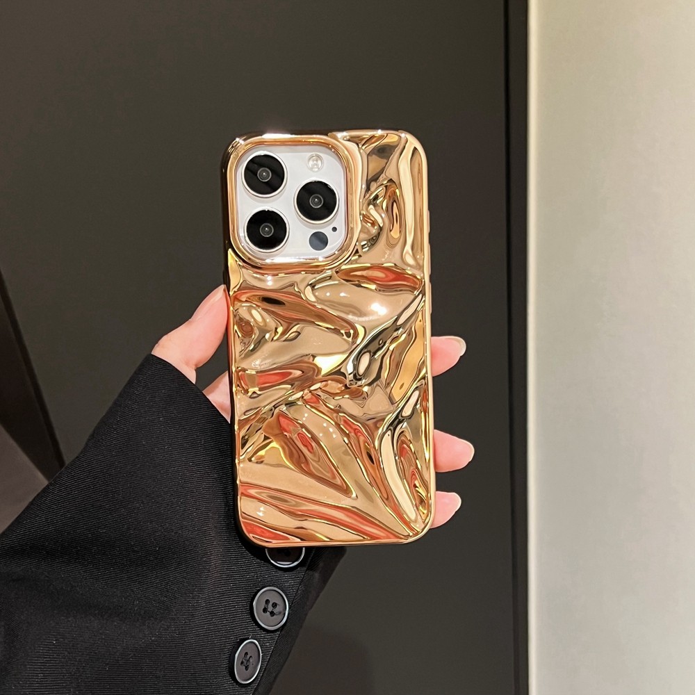 Ins Simple Gold เหมาะสําหรับเคสโทรศัพท์ IPhone 15 Promax Apple 14 ใหม่ 12 รวมทุกอย่าง 13 Pro Simple 15 ใหม่ 14 Pro ฝาครอบป้องกันการตก