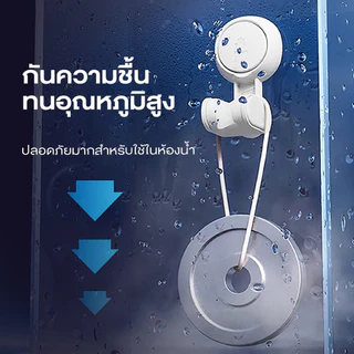 ที่ติดฝักบัว ที่วางฝักบัวแบบถ้วยดูด ไม่ต้องเจาะผนัง กันน้ำ ใช้งานได้นาน