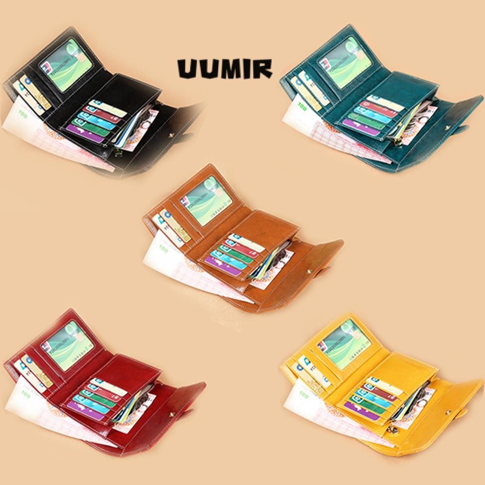 UUMIR ผู้หญิงยาวกระเป๋า,ป้องกันการโจรกรรมความจุขนาดใหญ่ผู้ถือบัตร,แฟชั่นหนังแท้ที่มีคุณภาพสูงผู้หญิงกระเป๋าสตางค์ผู้หญิง