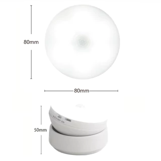 YTL ไฟเซ็นเซอร์ ไฟเซนเซอร์อัตโนมัติ ไฟหัวเตียง ไฟกลางคืน LED ชาร์จ USB 360 ° หมุนโดยพลการ