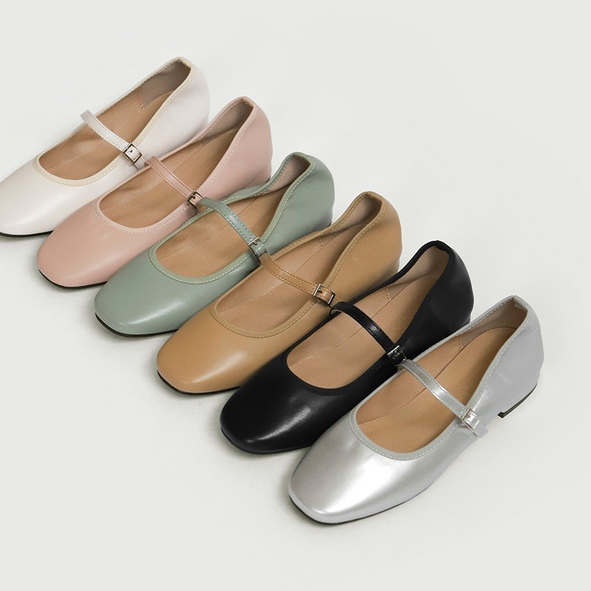 [SAPPUN] Charlotte Maryjane Flats (2cm)ins潮鞋