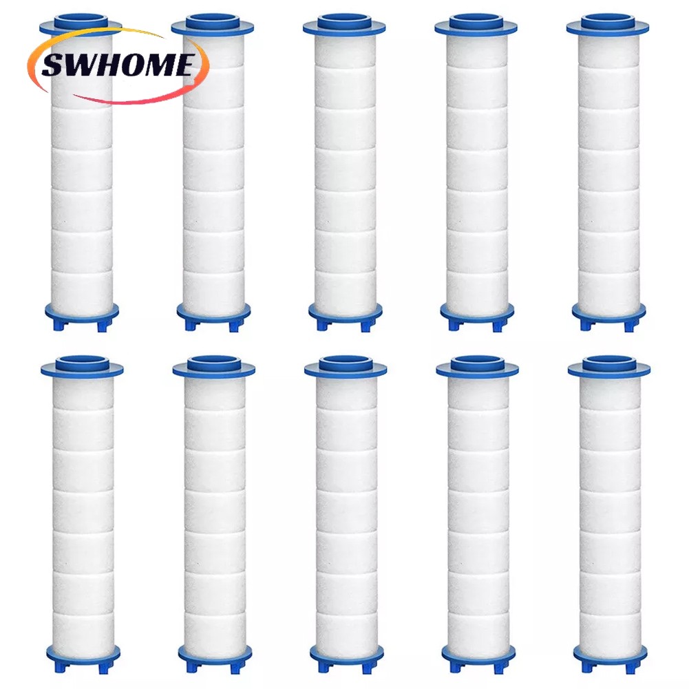 สวโฮม! 10x หัวฝักบัวมือถือเครื่องกรองน้ําอาบน้ํา Sprayer เครื่องกรองน้ํา PP Cotton สต็อกพร้อม