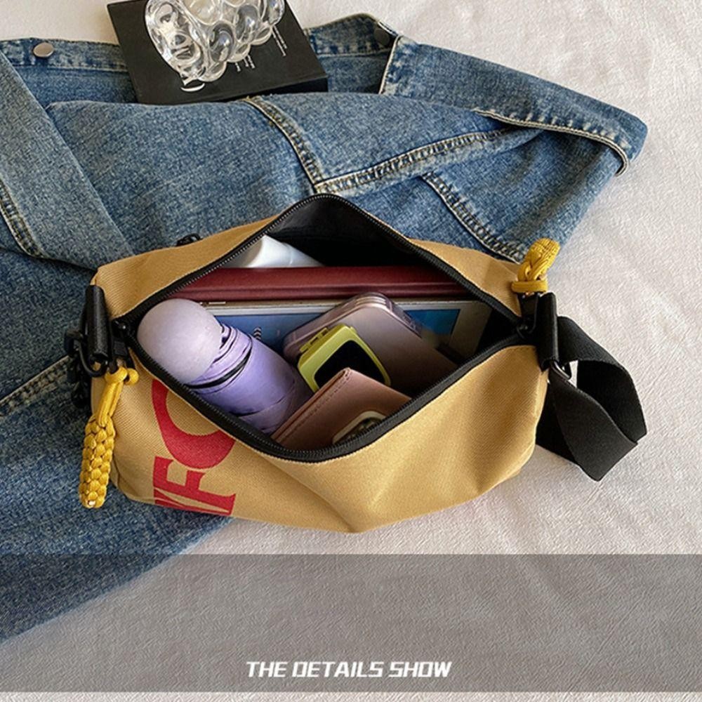 Riverstone McDonalds Bag, Cartoon Waterproof Starbucks Bag, Casual Handbag Cute Letter KFC Crossbody Bag Women