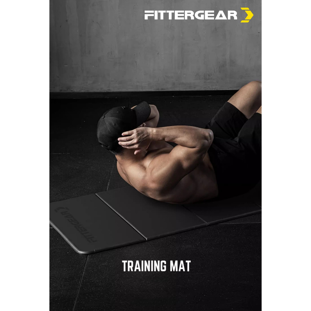 WELSTORE FITTERGEAR YOGA MAT เสื่อโยคะ ออกกำลังกายแบบพับได้ พกพาสะดวก รูปที่ 2
