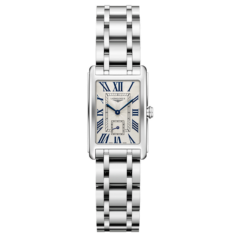 Longines Longines Longines นาฬิกาผู้หญิงสุภาพสตรี Daisy Vina นาฬิกาควอทซ์สายเหล็กกันน้ํา L5.255.4.71