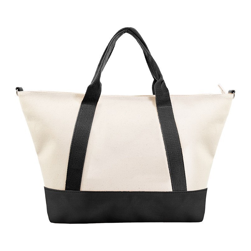 ELLE  กระเป๋าสะพายใบใหญ่ ผ้า CANVAS ติดซิป มีให้เลือก 2 สี รุ่น H8H008