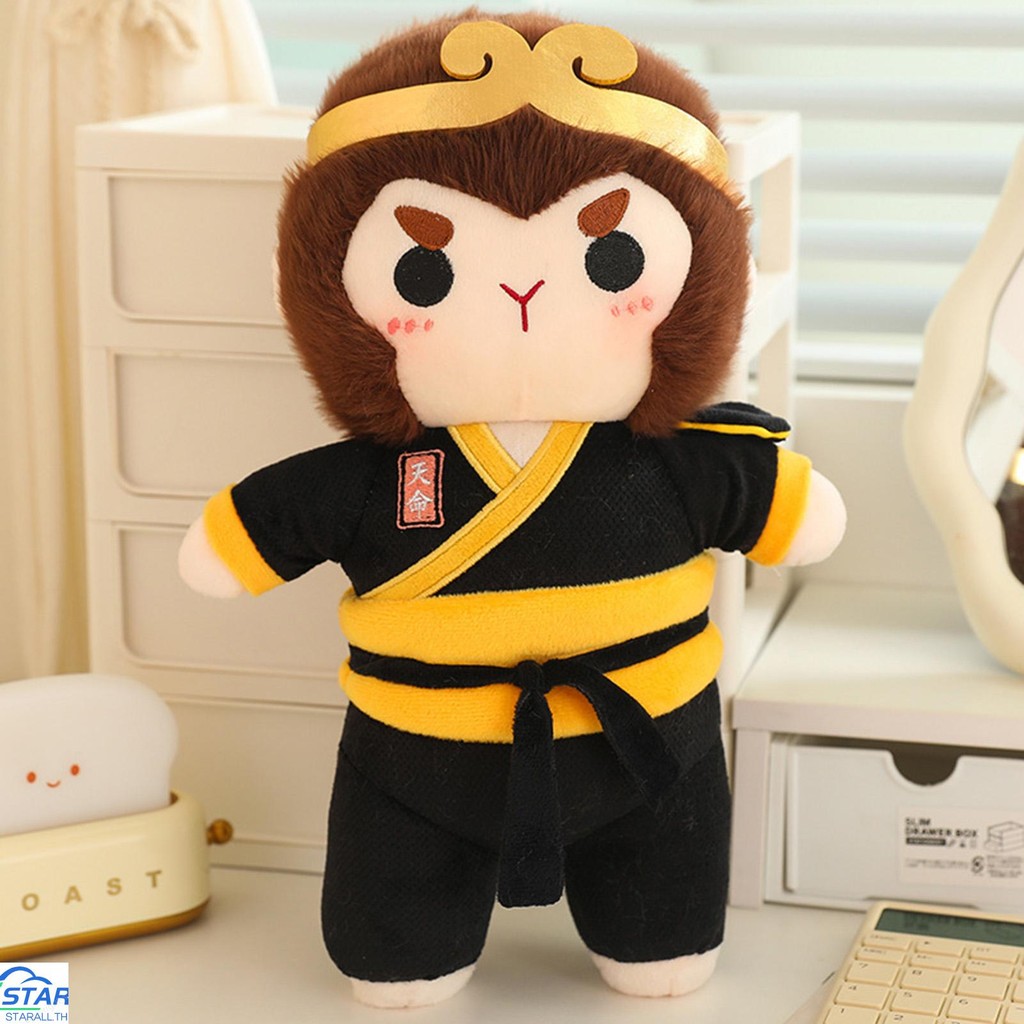 ของเล่นตุ๊กตาซุนหงอคง น่ารัก ความรู้สึกสัมผัสเรียบเนียนและของเล่นที่ไม่จางหาย