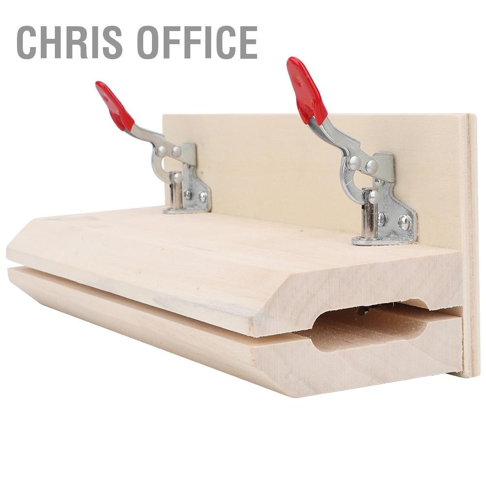 Chris office HandStitched เย็บแนวนอน Leathercraft ไม้ตาราง CLAMP เย็บเครื่องมือสำหรับ DIY CRAFT