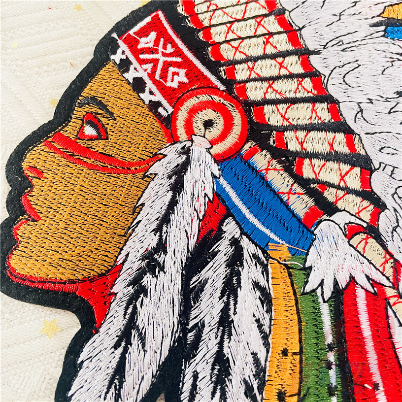 ✿ สไตล์ชาติพันธุ์:แพทช์เตารีดอินเดีย ✿ 1ชิ้น ทําเอง เย็บปักถักร้อยเหล็กบนเย็บบนป้ายแพทช์ - รูปที่ 4