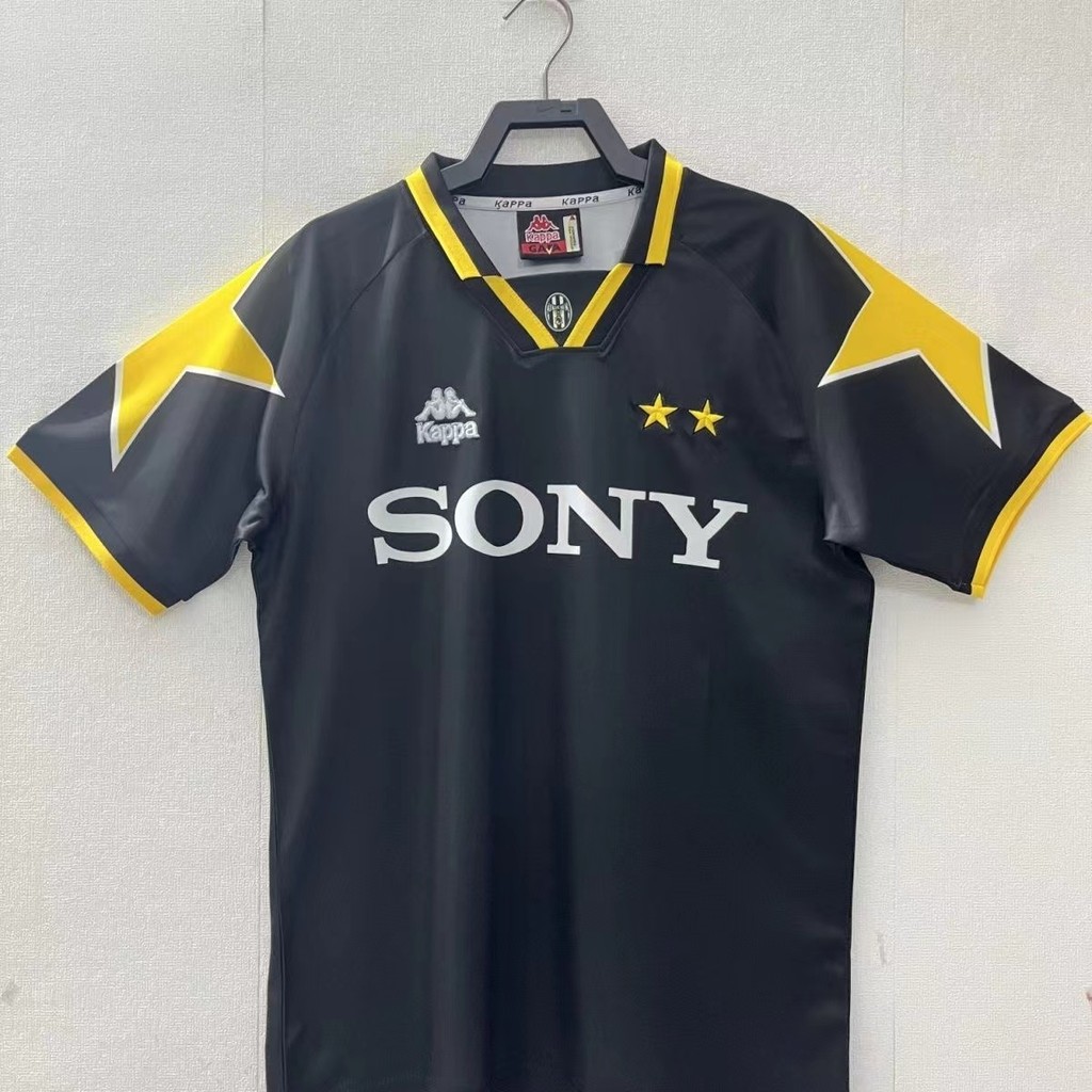 Retro Edition 1995/97 เสื้อฟุตบอล Juventus Away S-2XL,สามารถเพิ่มชื่อและหมายเลขของคุณได้