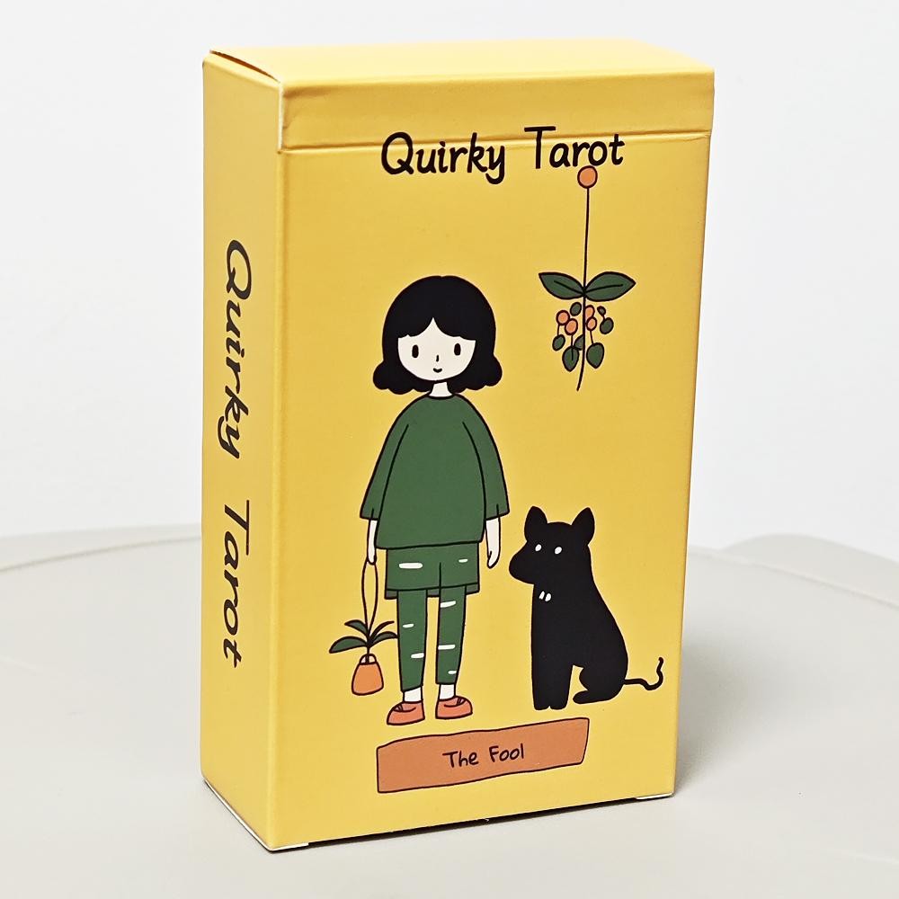 12*7 ซม.78 การ์ด Tarot Deck Quirky Boho สไตล์ไพ่ทาโรต์แม่มดสมัยใหม่ไพ่ทาโรต์พร้อมสมุดคู่มือดิจิตอล
