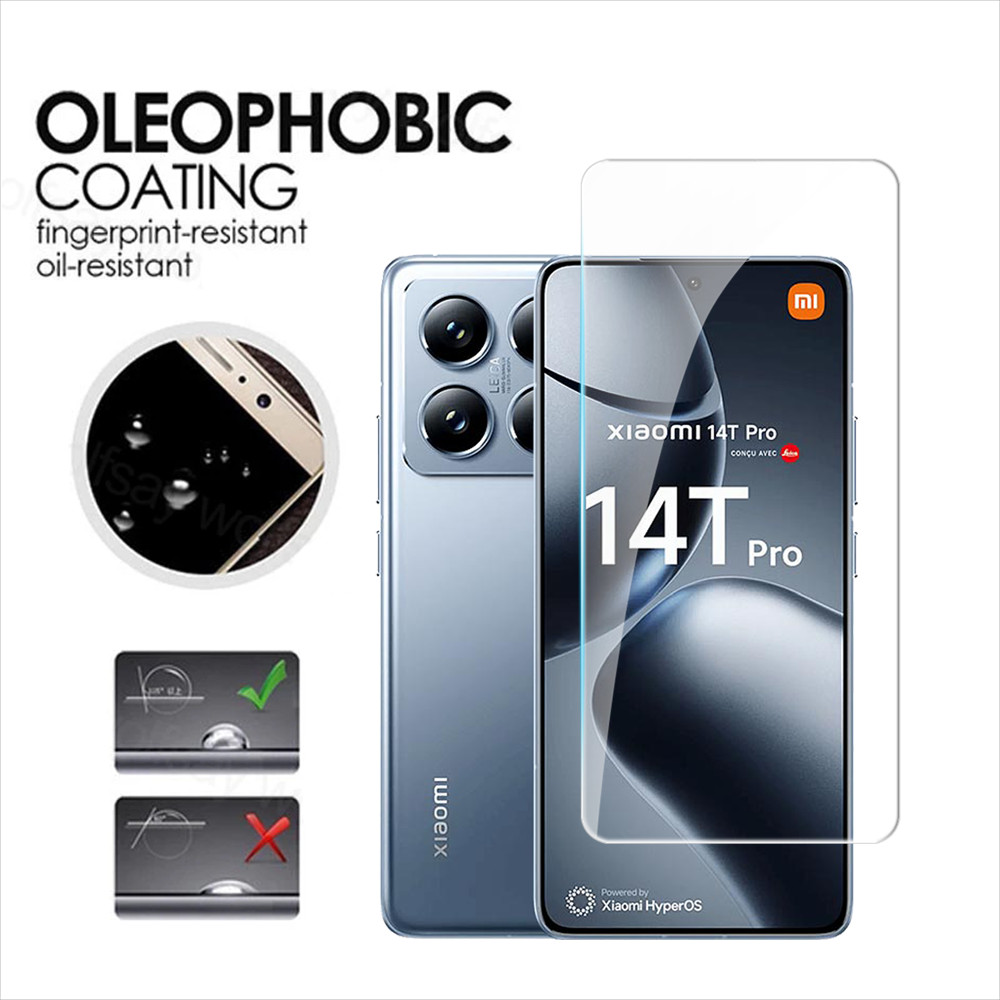 สําหรับxiaomi 14T Proป้องกันหน้าจอฟิล์มสําหรับXiaomi 14T 14 T Pro 14TPro Xiaomi 13T Pro Mi14T Xiaomi14T 5GใสดูกระจกนิรภัยHDฟิล์มแก้วป้องกันXiaomi14TPro