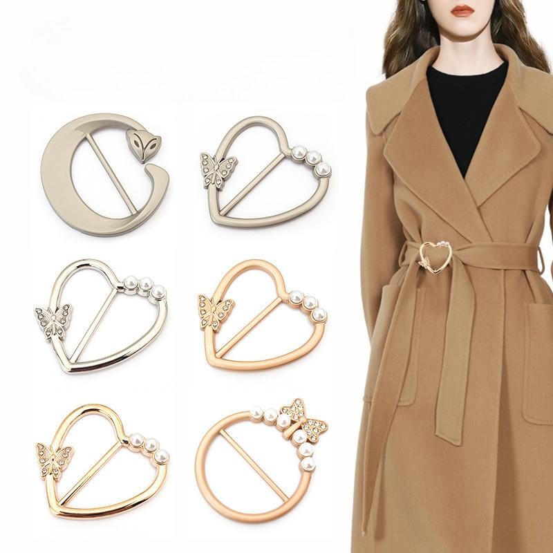 รักมุมผูกปมปุ่มเรียงรายเสื้อยืดเอวมุมหัวเข็มขัดหัวเข็มขัดสามความเร็วเข็มขัดปรับผ้าพันคอหัวเข็มขัด