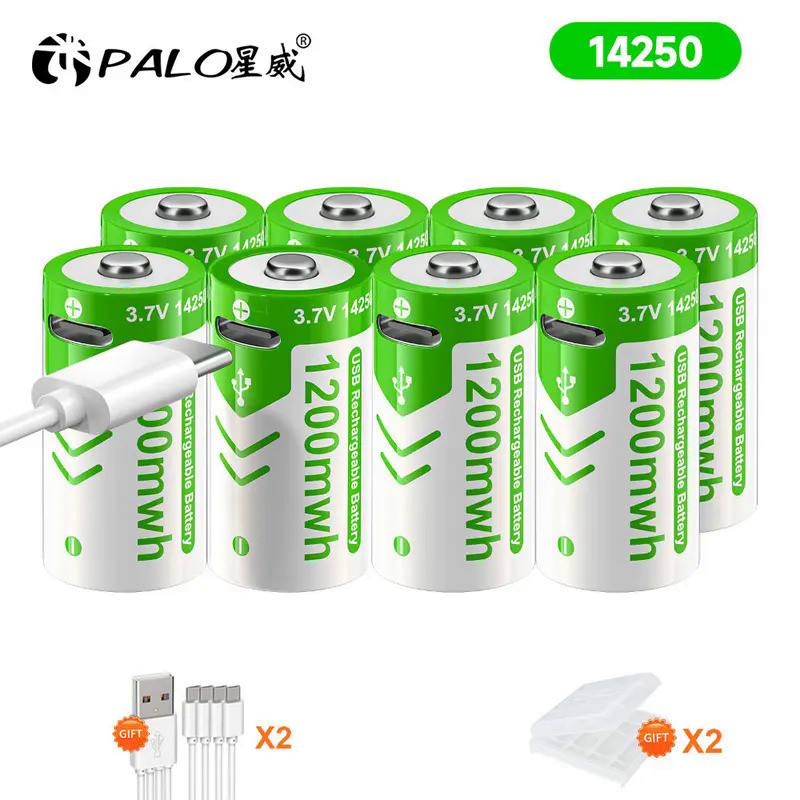 ER14250 ER 14250 CR14250SL 3.7V 1200mWh 1/2AA Lithium 14250 Battery for PLC CNC Machine Tools Gas Me