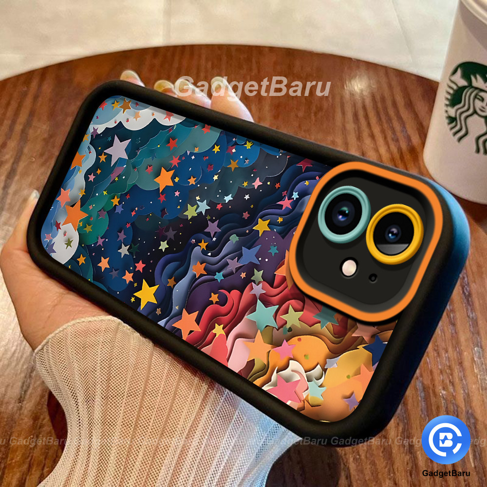 HP บุคลิกภาพพิเศษรูปแบบดาวเคสโทรศัพท์ Soft สําหรับ OPPO RENO 6 LITE 4 LITE 4F 5F 5 LITE 5 5K 5Z 6Z 4