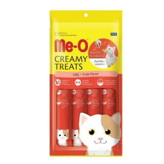 Me-O Creamy Treats ขนมแมวเลีย มีโอ ขนาด 15g x 4 ซอง