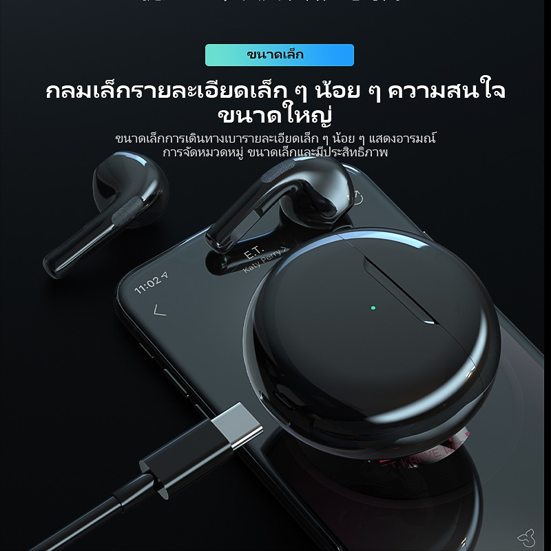 Cantiklife ผลิตภัณฑ์ใหม่ Pro6 TWS หูฟังไร้สายพร้อมไมโครโฟน Fone หูฟังบลูทูธ Pods กีฬา EarPhone วิ่งหูฟังสําหรับ Huawei