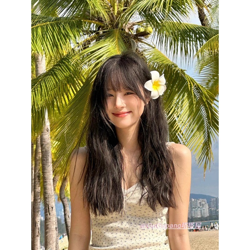 วันหยุดริมทะเล ลีลาวดี กิ๊บป่า ดอกไม้จําลองหวาน เครื่องประดับผมน่ารัก
