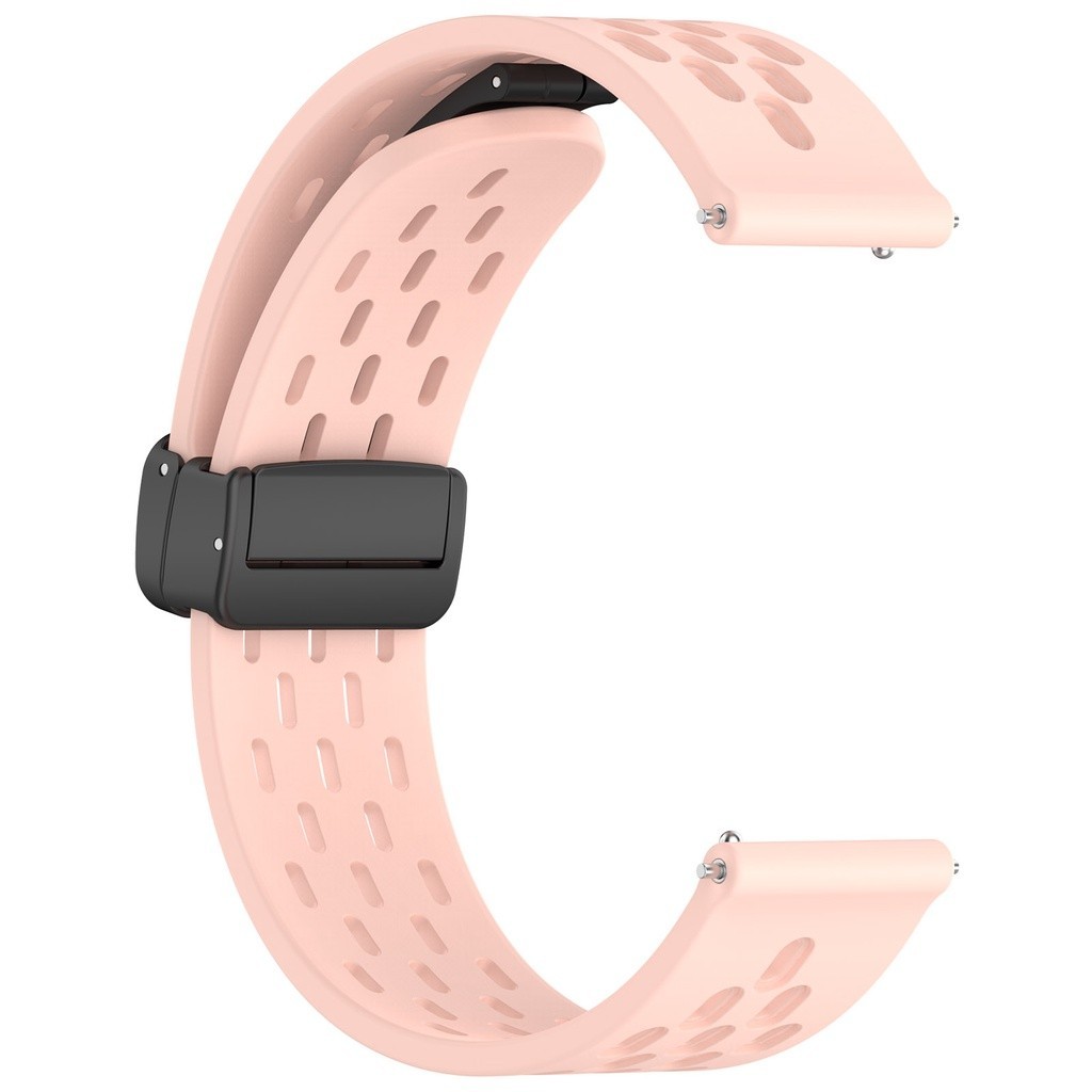 สายซิลิโคนพับหัวเข็มขัดแม่เหล็กหัวเข็มขัดสําหรับ Redmi Watch 5 Active / Redmi Watch 5 lite