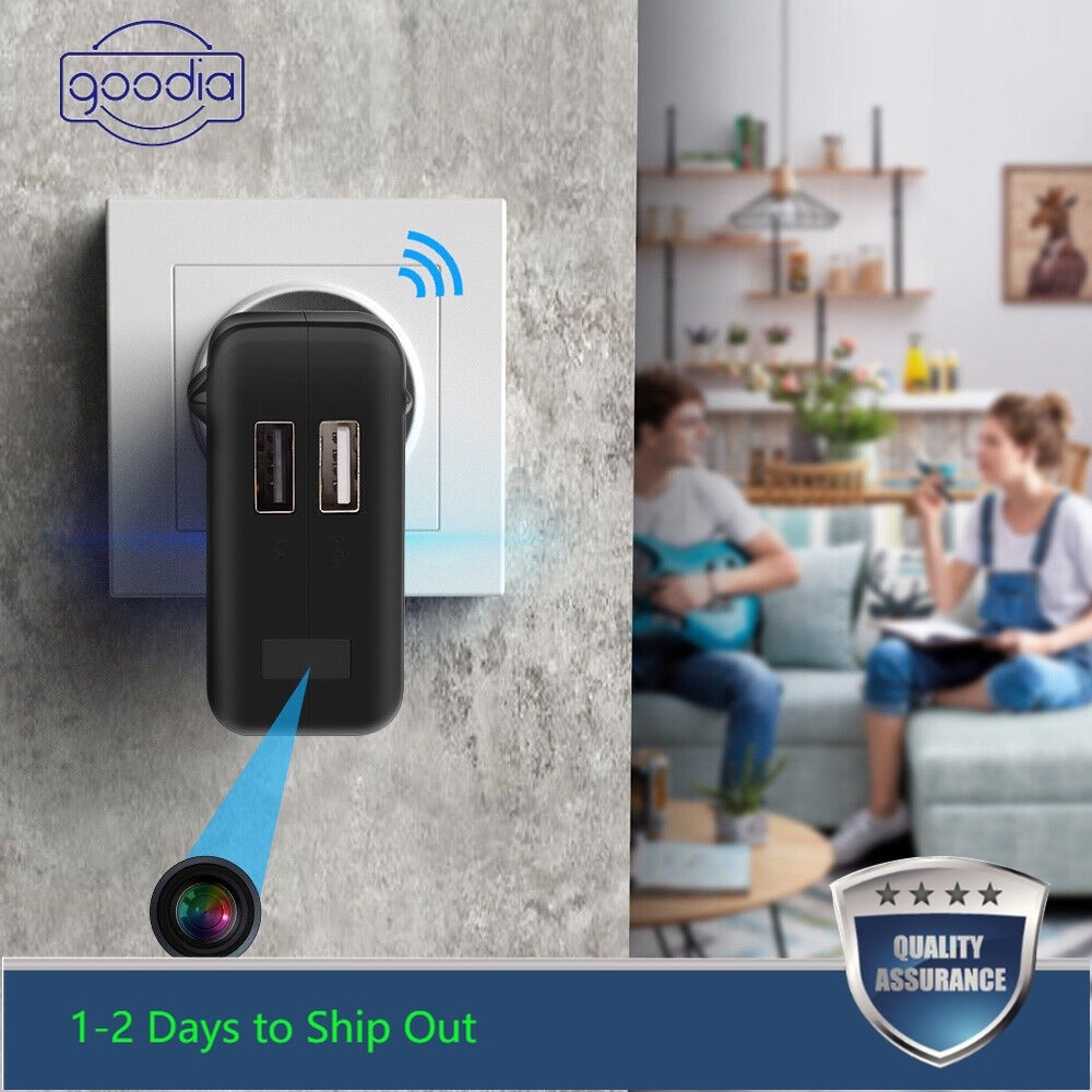 กล้องรักษาความปลอดภัยขนาดเล็ก ip ไร้สาย 4k wifi เครื่องชาร์จ usb กล้องขนาดเล็ก hotspot night vision เครื่องตรวจจับการเคลื่อนไหว กล้องไมโคร