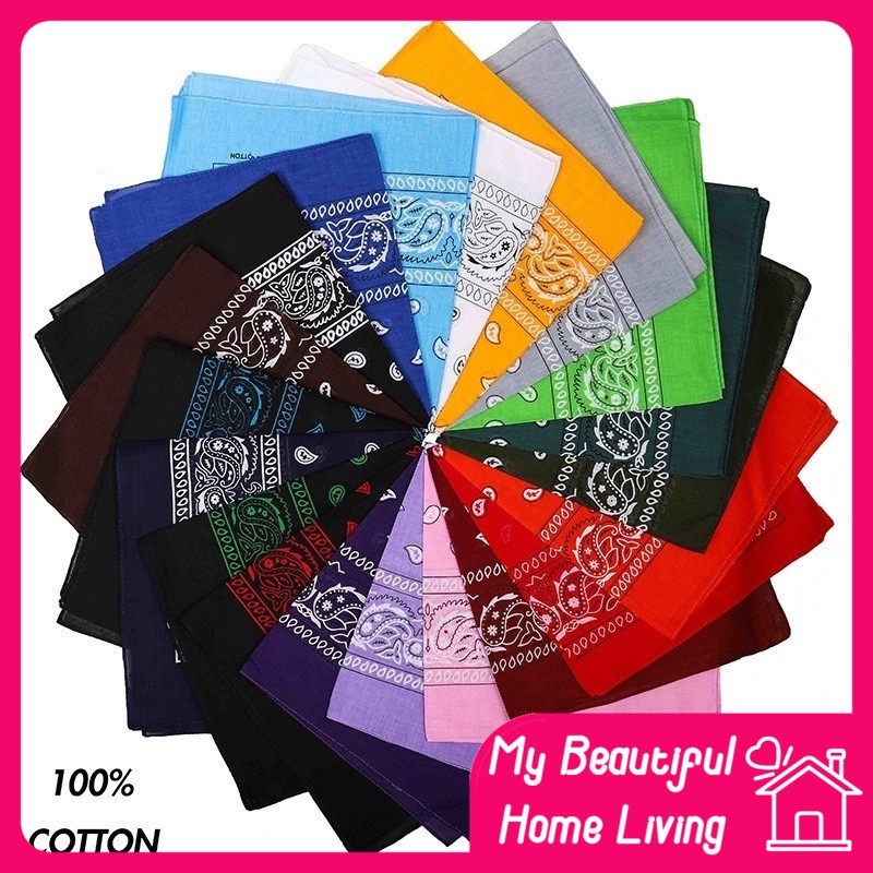 (EXTRA LARGE) MBHL Key Headband Bandana ผ้าพันคอผ้าพันคอ Hanky Hakie Neckerchief Headpiece Topeng Mu