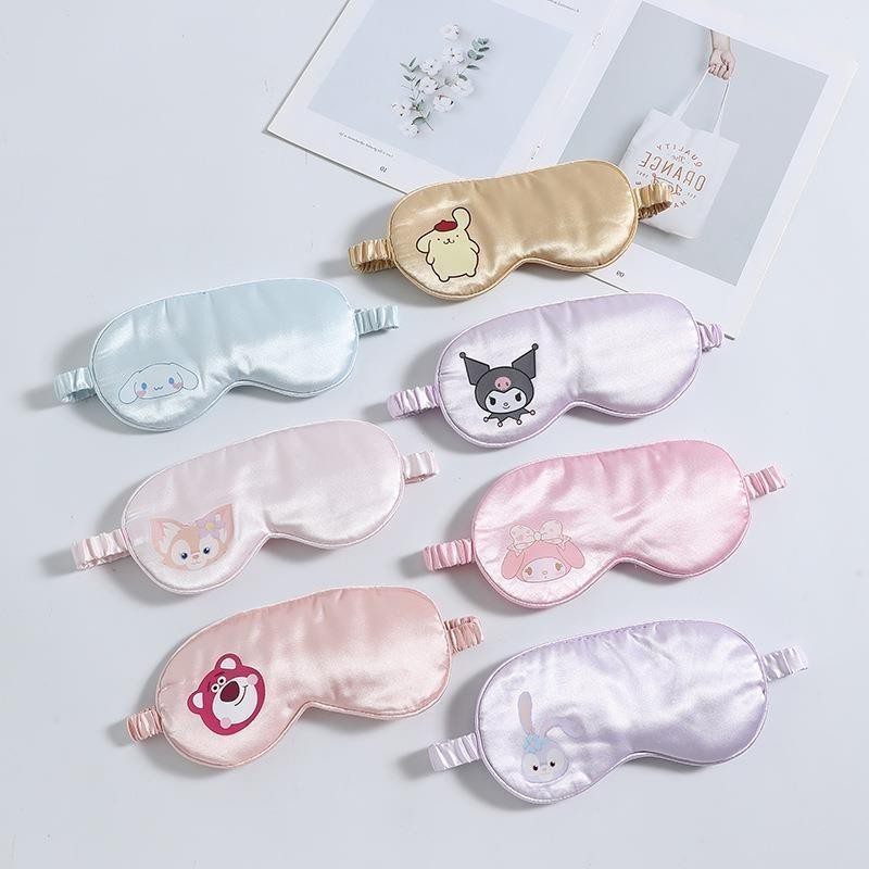 Kawaii Anime Silk Eye Mask น่ารักการ์ตูน sleeping Eye Mask
