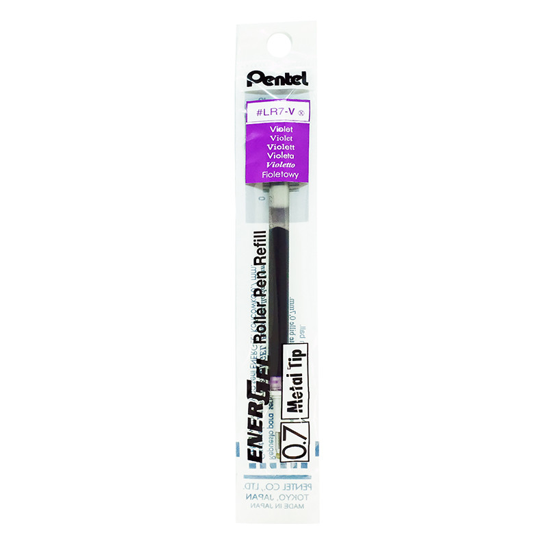 PENTEL ไส้ปากกา Energel ขนาด 0.7 มม. สีม่วง