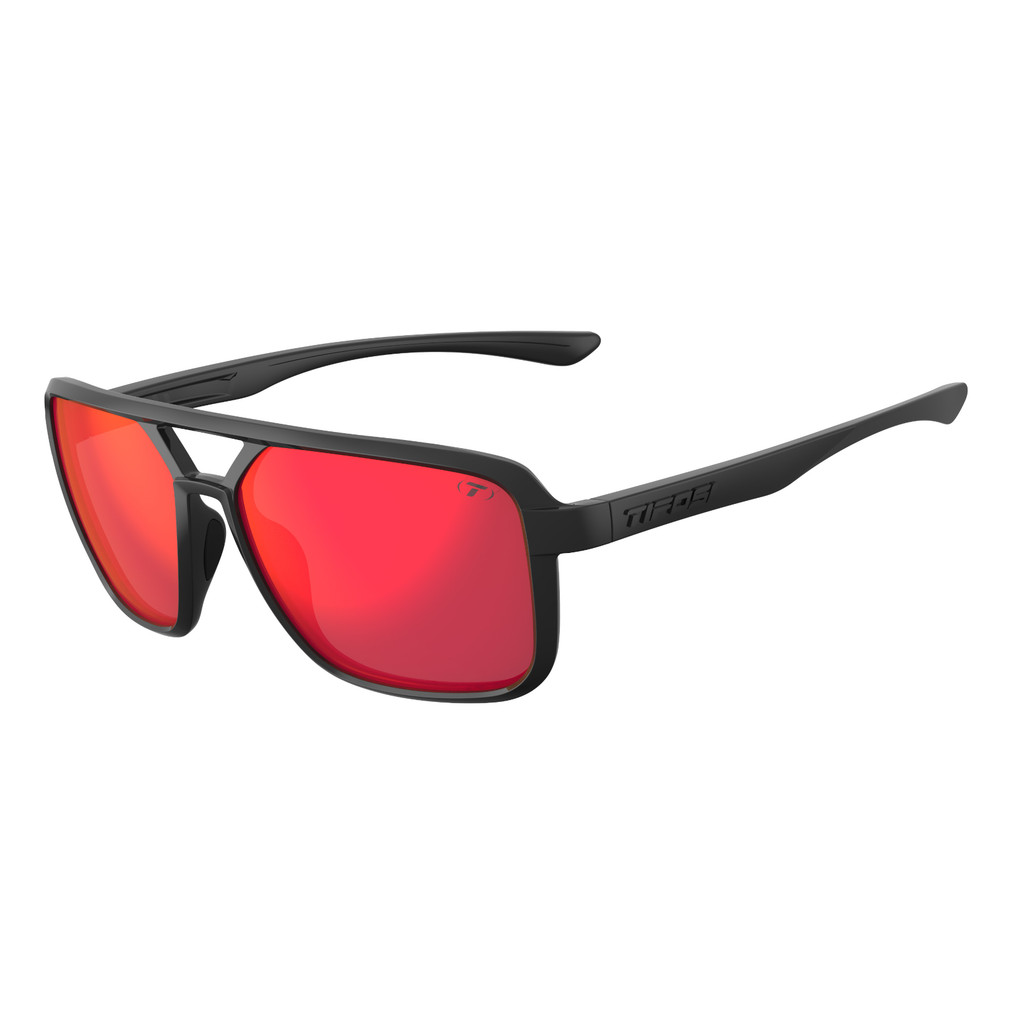 Tifosi Sunglasses แว่นกันแดด รุ่น SALTO Blackout (Smoke Red Mirror)