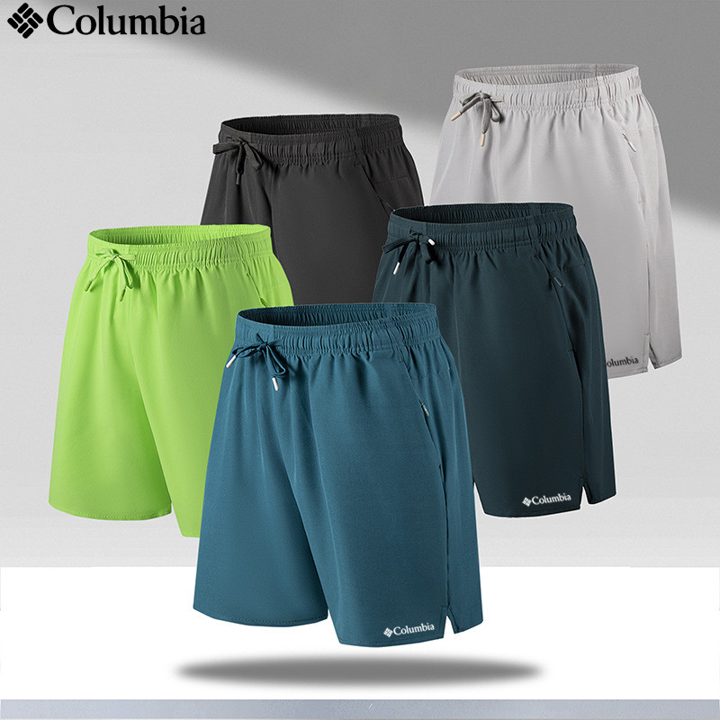 โคลัม-เบีย กางเกงขายาวห้านาทีแห้งเร็วของผู้ชายกีฬากางเกงขาสั้นวิ่งออกกําลังกายแบบสบาย ๆ
