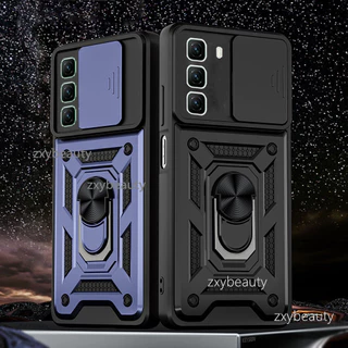 Infinix Hot 50 Pro Plus 60 60i 60Pro 2025 4G 5G เคสโทรศัพท์แม่เหล็กผู้ถือแหวนสําหรับ Hot50 50Pro 50Pro + Hot50Pro Hot60 60Pro + Hot60i Hot60Pro Push กล้องป้องกัน