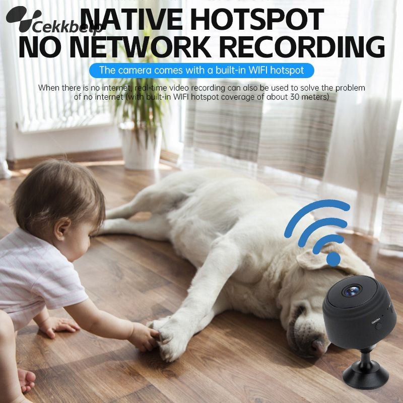 กล้อง A9 Mini HD พร้อมกล้องวงจรปิด Night Vision/Smart Monitor
