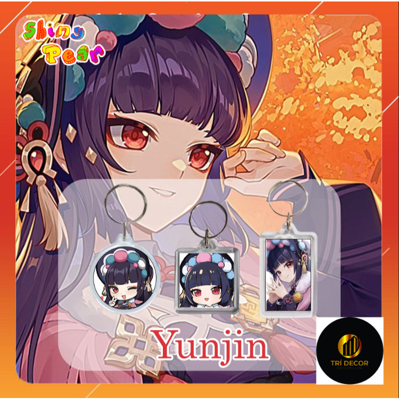 [Genshin Impact] - พวงกุญแจ | พวงกุญแจเกม Yunjin Genshin Impact เป็นของขวัญ | ร้านรับพิมพ์ขอ