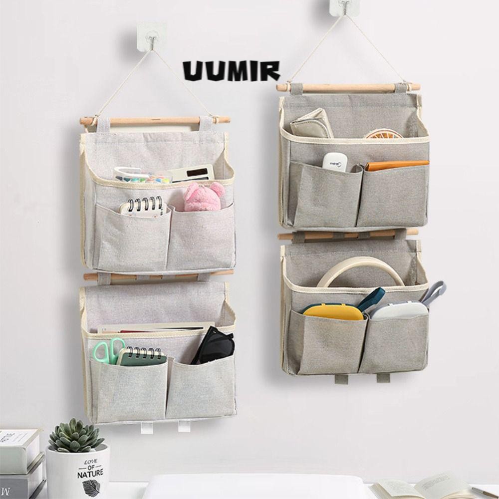 Uumir กระเป๋าแขวน, กระเป๋าเก็บของกันน้ําติดผนัง, กระเป๋าหลายช่องแบบพกพา กระเป๋าเก็บของจิปาถะ Home