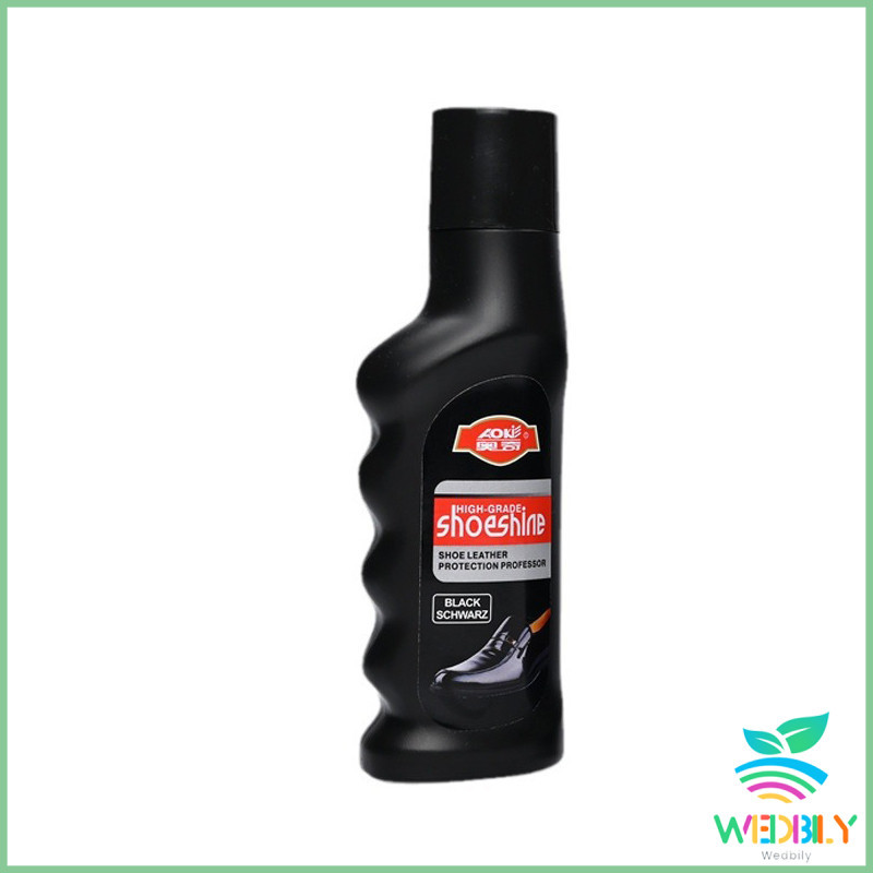 W.B.【มีสินค้าในสต๊อก】 น้ำยาขัดเงารองเท้า คลีนชูส์ 65ml กันน้ำ ทำความสะอาดกระเป๋าหนังโซฟาหนัง shoe polish
