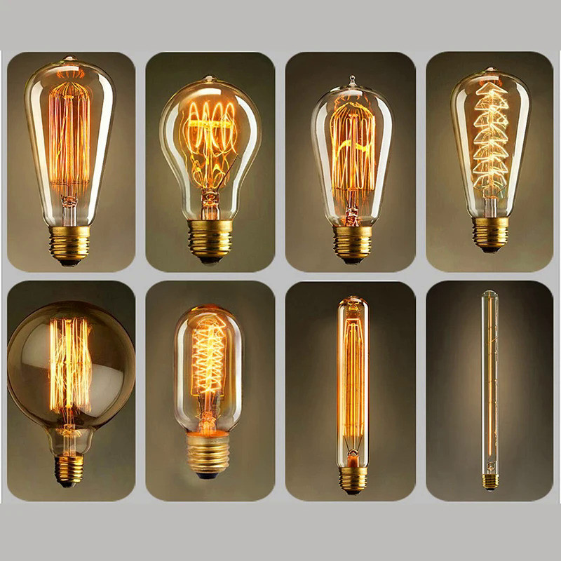 Dimmable Edison Light Bulb E27 40W 220V Retro Vintage Edison Bulb Incandescent Ampoule Bulbs Vintage