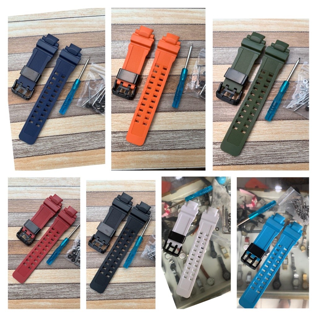 G SHOCK GA 1000 GA 1100 GWA 1000 G1400 PREMIUM RING BLACK WATCH STRAP
