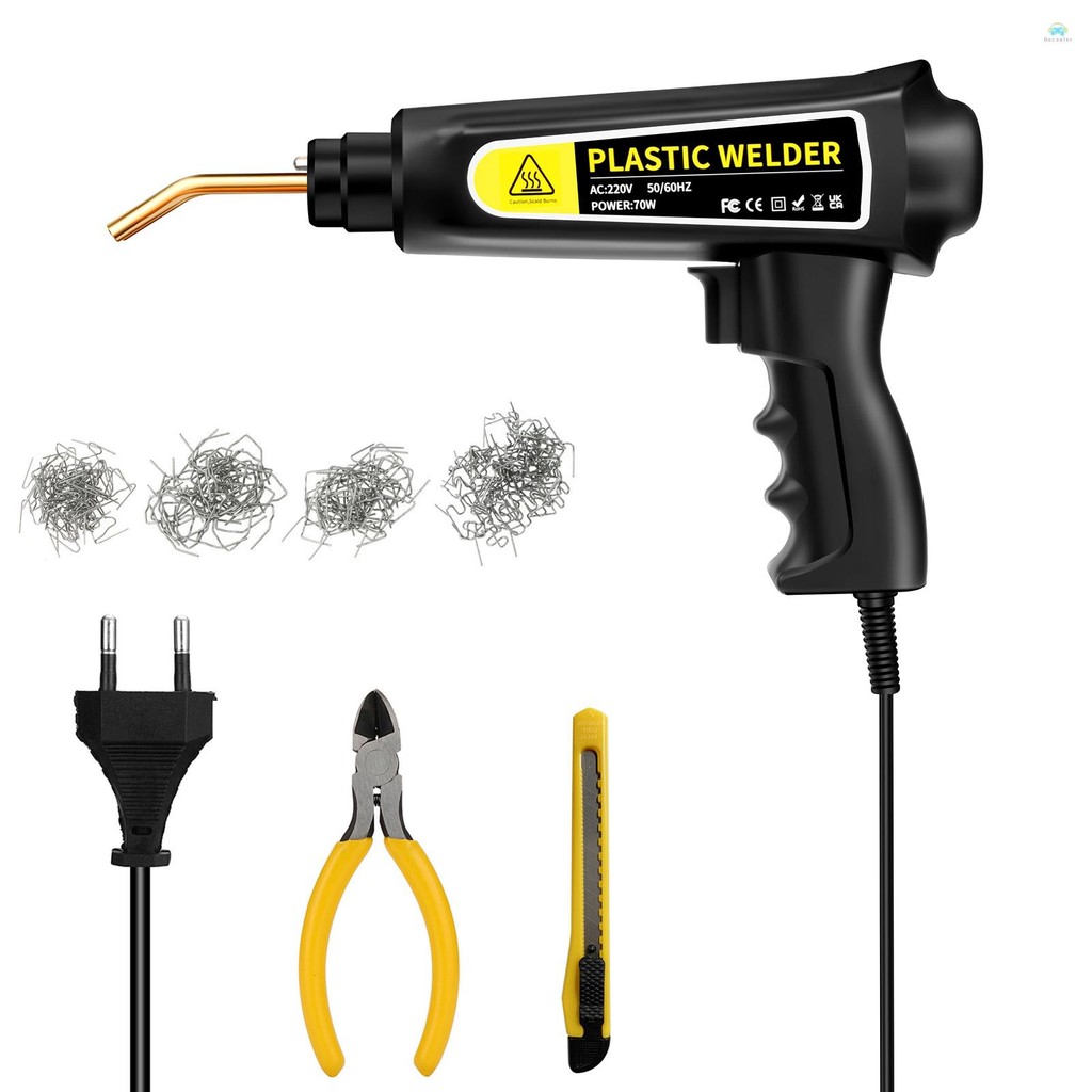 Yb Repair Machine70W เครื่องเชื่อมพลาสติก,ชุดซ่อมพลาสติก, Hot Staple Car Bumper Crack Repair Kit พร้