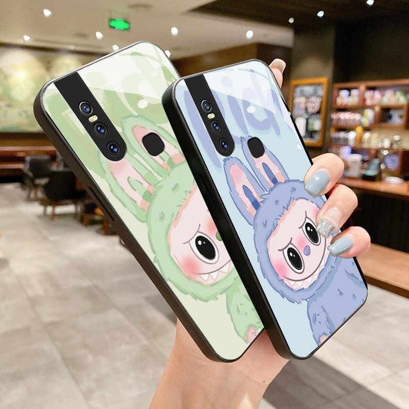 เหมาะสำหรับ VIVO V15 V23e V19 V23 V9 Youth 6GB V21 4G 5G V11 V11i V20 Pro V21s กรณีโทรศัพท์ใหม่เคส Girly Labub Labub