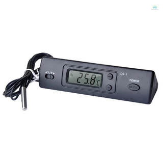 Local Digital Car Temperature เครื่องวัดอุณหภูมิขนาดเล็กอิเล็กทรอนิกส์เครื่องวัดอุณหภูมิรถยนต์ดิจิตอลในร่มกลางแจ้ง Multi-Function เครื่องวัดอุณหภูมิเวลาจอแสดงผลพร้อม Probe