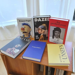 แฟชั่นนิตยสารหนังสือตกแต่งการถ่ายภาพ Prop หนังสือห้องนอนห้องนั่งเล่นห้องนอนห้องนอนตกแต่ง C258