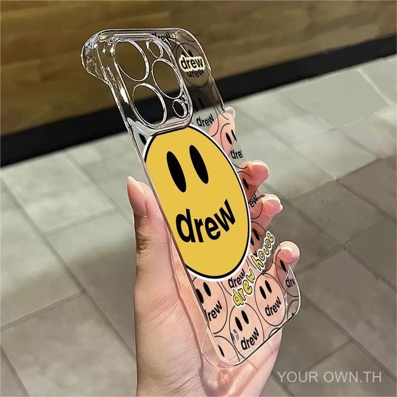 แบบเต็มหน้าจอยิ้มบางเฉียบไร้ขอบเคส iPhone-ขอบเรียบ, พื้นผิวที่เหนือกว่าสำหรับ iPhone 11/12/13/14/15 PRO MAX, 7plus, 8PLUS, 11pro, 13pro, X, XR, XS MAX