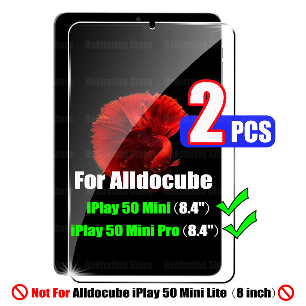 ป้องกันหน้าจอสําหรับ ALLDOCUBE iPlay50 Mini (8.4 ") Anti-Scratch 9H ความแข็งกระจกนิรภัยสําหรับ iPlay