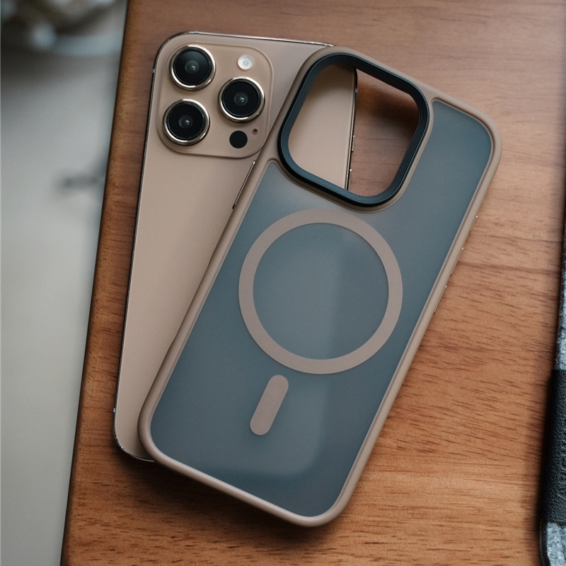 เคสหลังดำขอบสีทอง สำหรับ for iPhone 16 pro max /16 pro/ 16 plus/ 16 15 pro max 15 pro 15 plus 15 14 