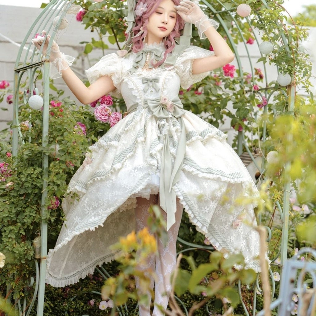 Br Thorn Rose Original Design Rose Lolita Lolita Lolita ชุด Lolita/ลูกปัด 257.3