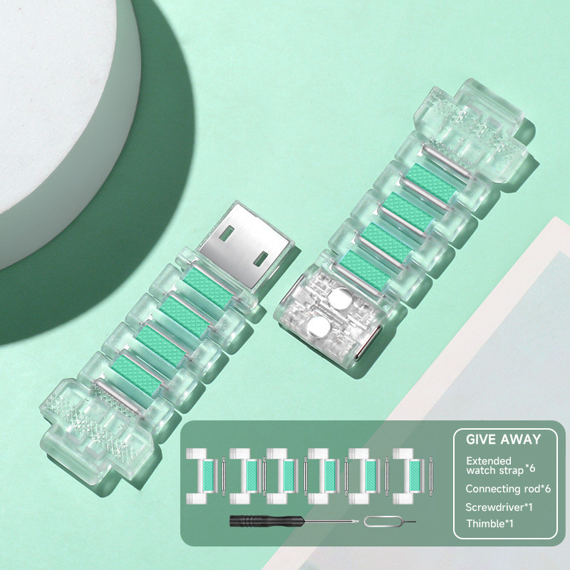 【สาย+ฟิล์ม】สำหรับ Imoo Z7/Z6/Z1 หัวเข็มขัดแม่เหล็กแบบแฟลช+ฟิล์ม🔥Imoo Z6 สายรัดคริสตัลโปร่งแสง🔥imoo Z7/Z1 ฟิล์มแก้วนิรภัย - รูปที่ 6