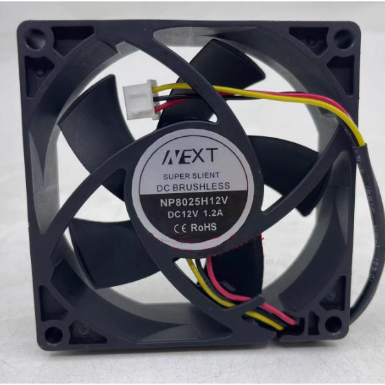 NEXT NP8025H12V DC12V อุตสาหกรรมอินเวอร์เตอร์ EFC-08E12D-EF05 Cooling NP8025H12V