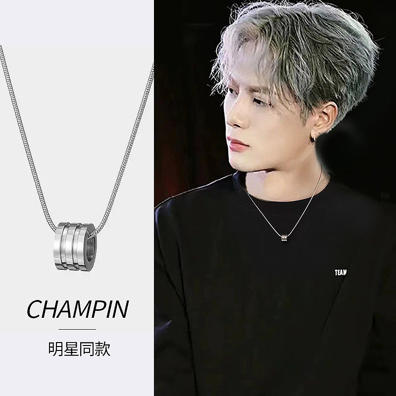 สร้อยคอเอวเล็กสไตล์ผู้ชาย.Clavicle Chain หรูหราสำหรับผู้ชายและแฟน